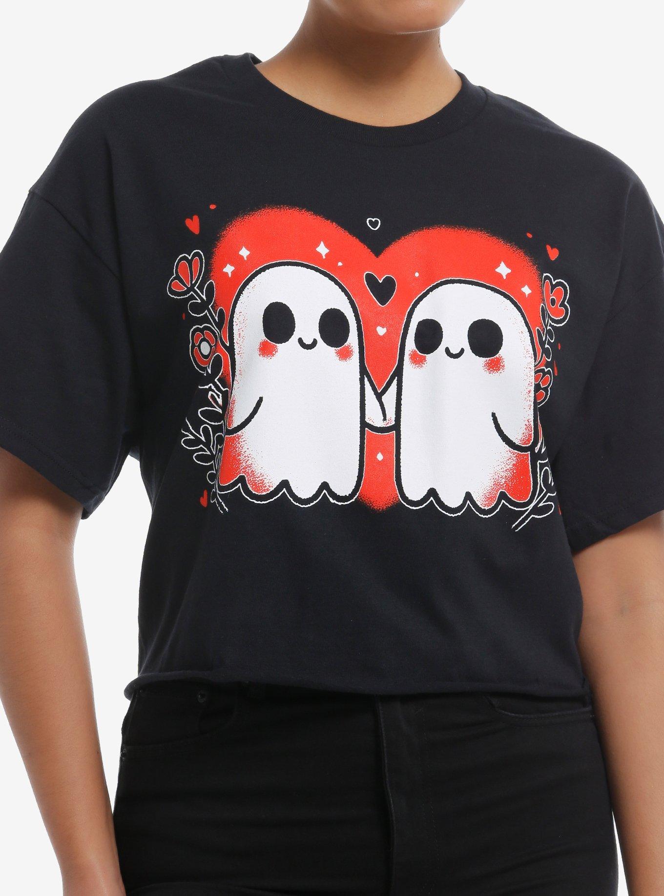 Valentine's Day Ghosts Girls Skimmer T-Shirt, , hi-res