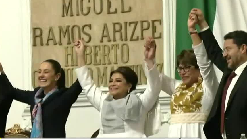 "Es un honor estar con Clara hoy"; Así fue la toma de protesta de Clara Brugada