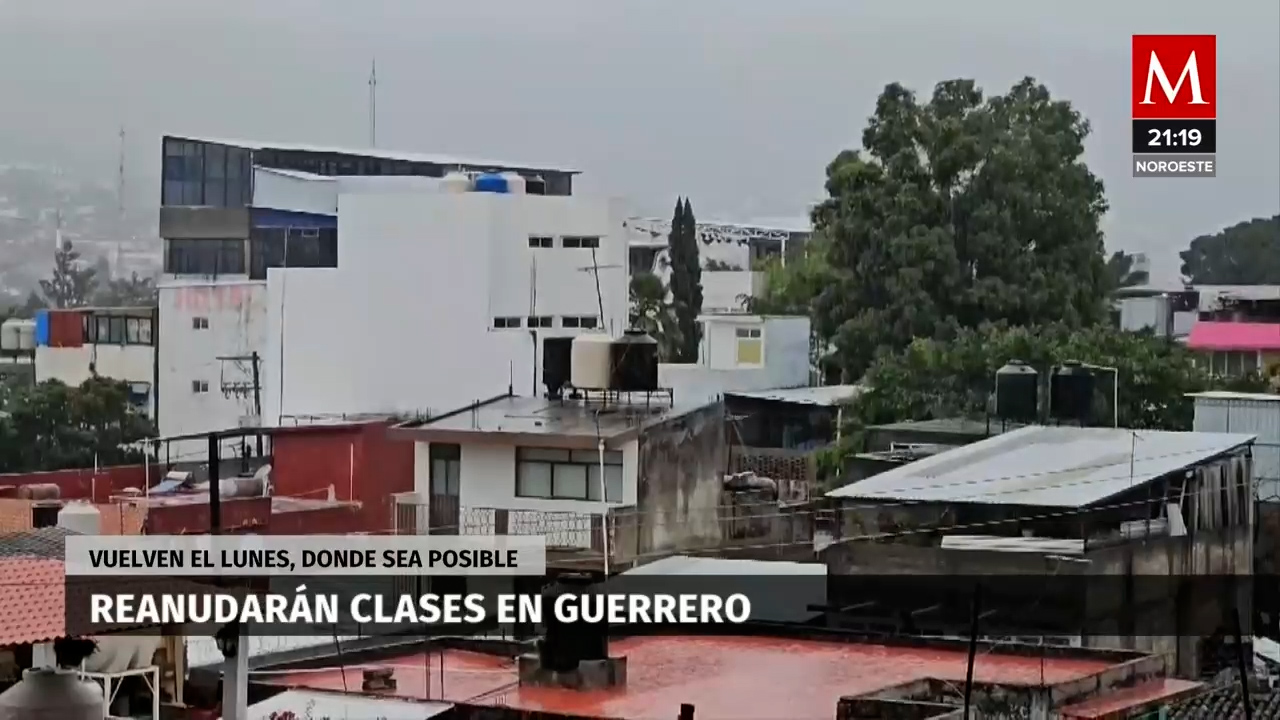 Guerrero regresa a clases presenciales el 7 de octubre tras suspensiones