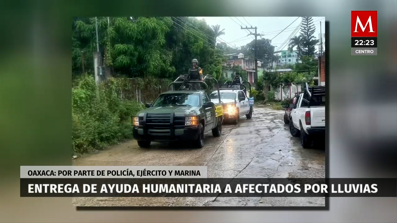 Oaxaca refuerza ayuda humanitaria tras tormentas en el Istmo