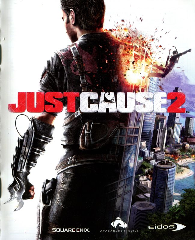 Manual for Just Cause 2 (PlayStation 3) (Platinum release): Front