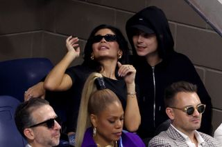 Kylie Jenner and Timothee Chalamet at the U.S. Open