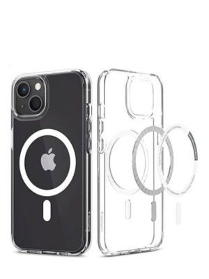 Spigen Ultra Hybrid Mag for iPhone 13 on a white background