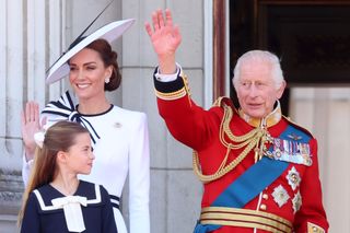 King Charles and Kate Middleton at Trooping the Colour