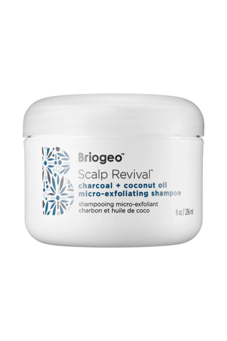 Briogeo Scalp Revival Charcoal + Coconut Oil Micro-Exfoliating Shampoo on a white background
