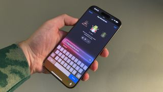 Genmoji on iPhone 16 Pro Max iOS 18.2 public beta