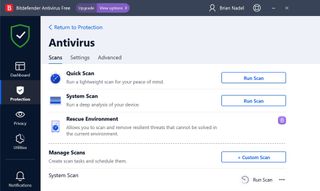 Bitdefender Antivirus Free for Windows screenshot