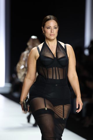 Ashley Graham at Milan Fashion Week