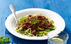 mushroom ragu with courgetti