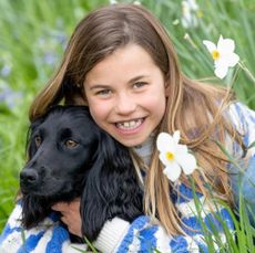 Princess Charlotte and her dog, Orla