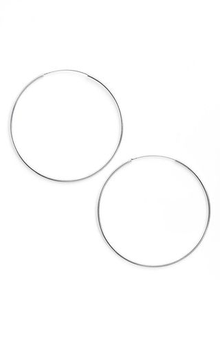 Argento Vivo Extra Large Endless Hoop Earrings