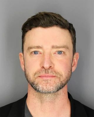 Justin Timberlake's mugshot