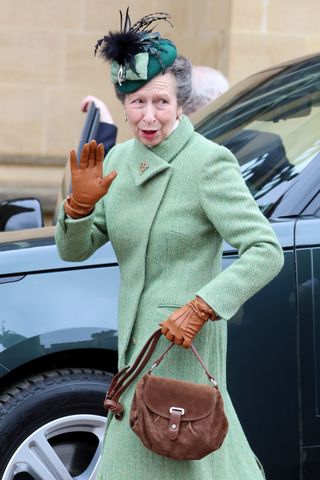 Princess Anne at the Easter service