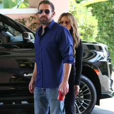 Ben Affleck and Jennifer Lopez are seen on September 14, 2024 in Los Angeles, California. 