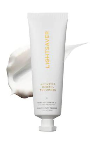 Lightsaver Activated Mineral Sunscreen (spf 33) on a white background