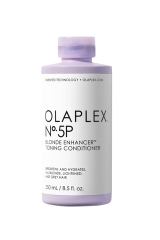 Olaplex No.5P Blonde Enhancer Toning Conditioner on a white background