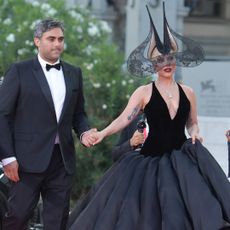 Michael Polansky and Lady Gaga attends the "Joker: Folie à Deux" red carpet during the 81st Venice International Film Festival at Sala Grande on September 04, 2024 in Venice, Italy. 