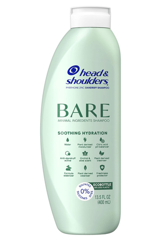Head & Shoulders Bare Anti Dandruff Soothing Hydration Shampoo on a white background