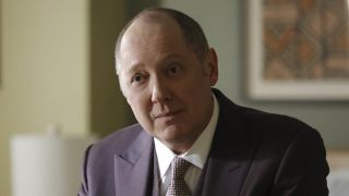 James Spader as Red sitting the blacklist