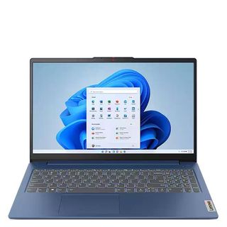 A lenovo ideapad slim 3i against a white background