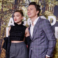 Florence Pugh and Zach Braff attend the 'A Good Person' UK premiere