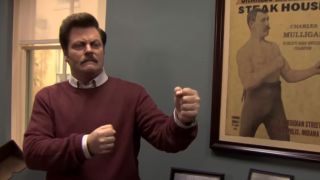 Nick Offerman in Parks and Recreation