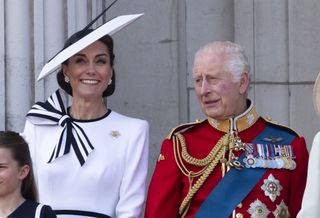 King Charles and Kate Middleton at Trooping the Colour