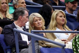 Martha Stewart at the U.S. Open