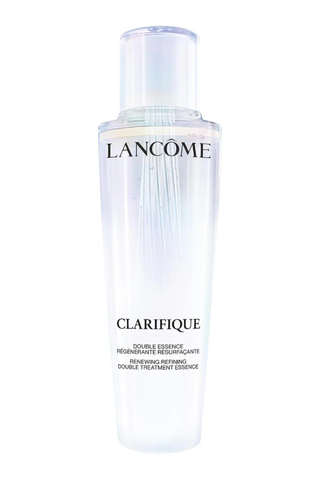 Lancome Clarifique Double Treatment Hydrating & Exfoliating Essence on a white background