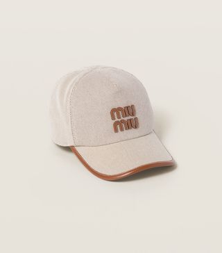 Miu Miu Canvas Baseball Cap