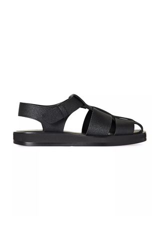 The Row Fisherman Flat Leather Sandals