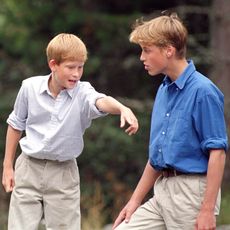 Charles, William & Harry Photocall In Balmoral