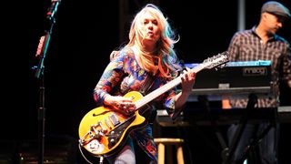 Nancy Wilson of Heart performs at the Antelope Valley Fairgrounds on August 25, 2015