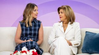 Savannah and Hoda look into each other's eyes on The Today Show