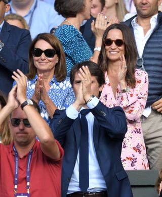 Carole and Pippa Middleton attend Wimbledon in 2019