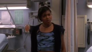 Taraji P. Henson looking annoyed in ER