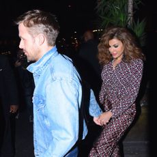 Ryan Gosling and Eva Mendes arrive at a party for Friday Night Live