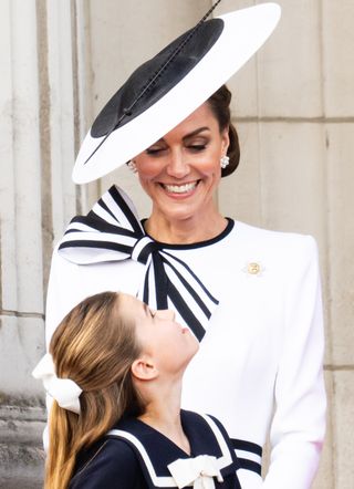 Kate Middleton and Princess Charlotte at Trooping the Colour