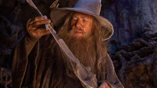 Ian McKellen as Gandalf in The Lord of the Rings.