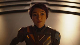 Natasha Liu Bordizzo as Sabine in Ahsoka