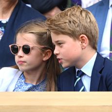 Prince George and Princess Charlotte at Wimbledon 2023