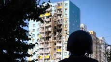 Residential building in the Moscow region hit by a Ukrainian drone