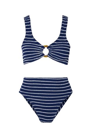 Nadine Striped Seersucker Bikini