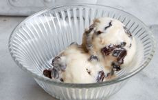 Mary Berry’s rum and raisin ice cream recipe