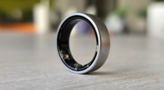 The Samsung Galaxy Ring in Titanium Silver Colorway