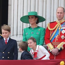 Prince Louis and Princess Charlotte on the Buckingham Palace balcony