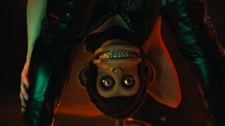 The Monkey toy's head appears on someone in The Monkey