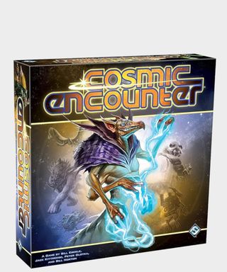 Cosmic Encounter box on a plain background