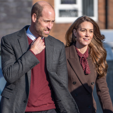 Prince William, Prince of Wales and Catherine, Princess of Wales arrive for a visit to Southport Community Centre on October 10, 2024 in Southport, England. 