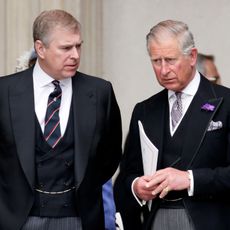 King Charles and Prince Andrew